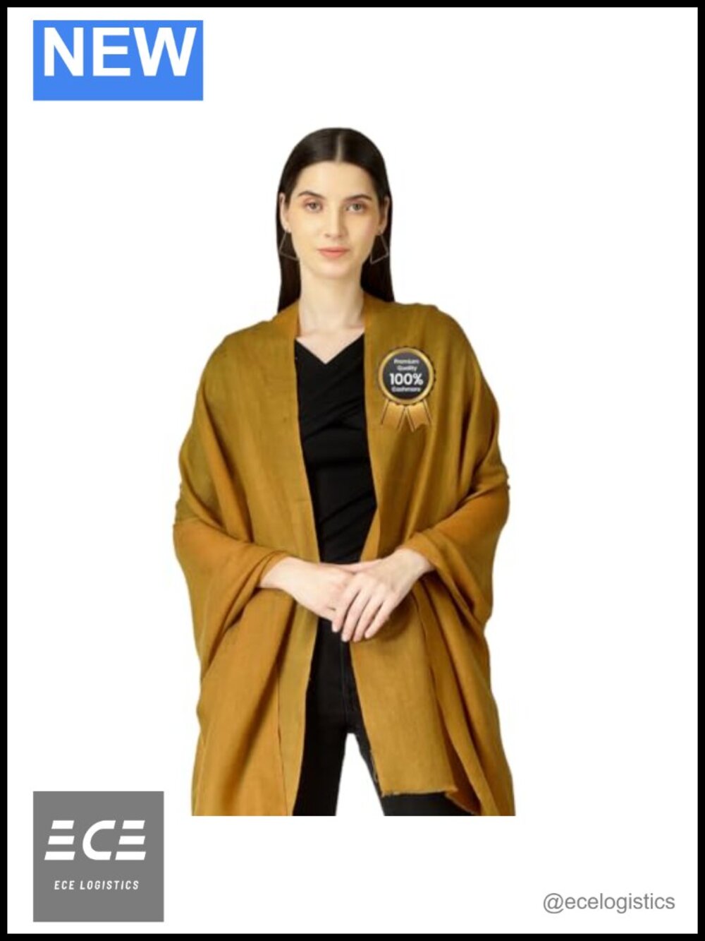 100% Cashmere Scarf Lightweight Travel Wrap Pashmina Shawl